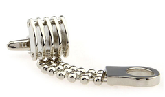 Elegant Silver Link Cufflinks