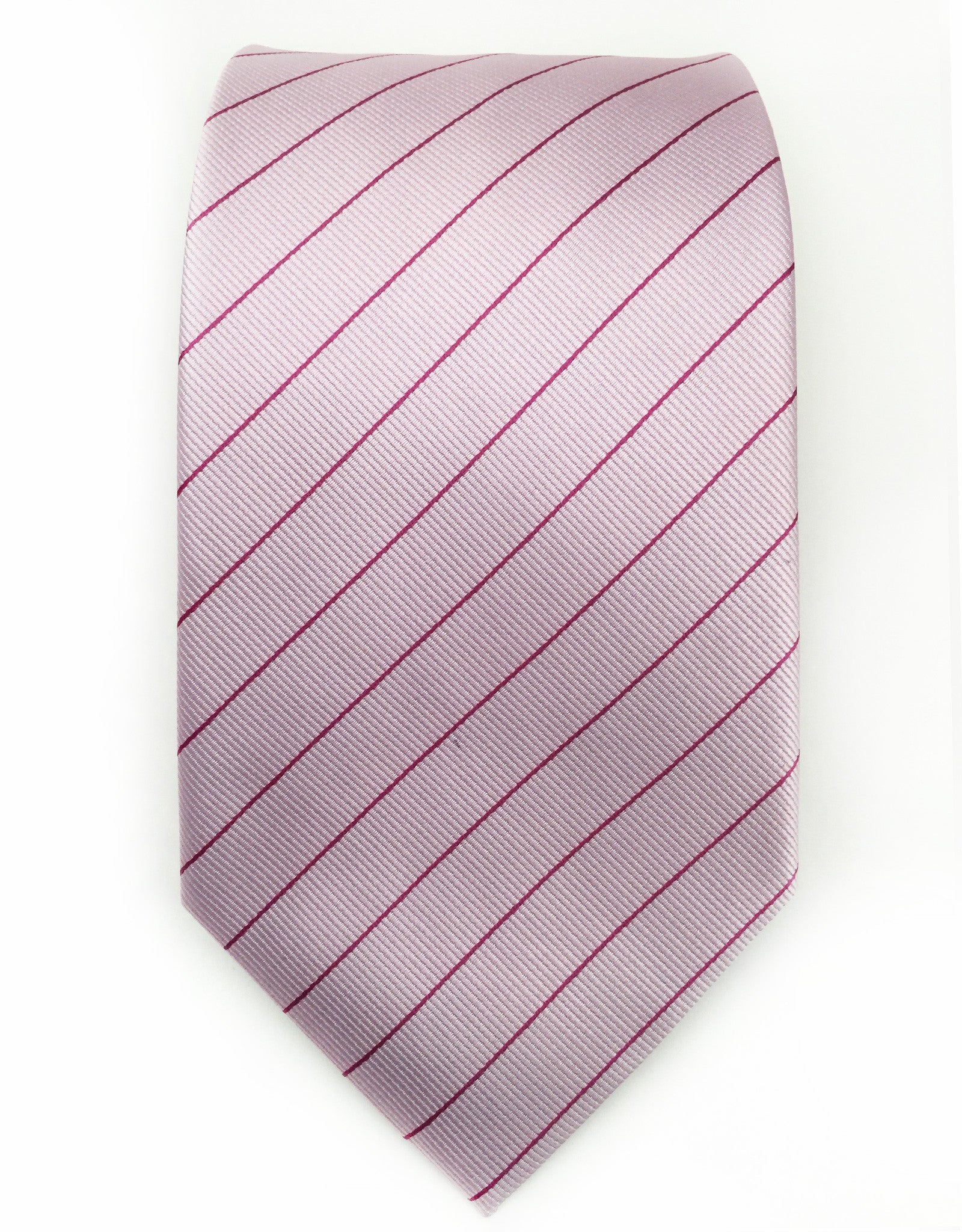 Rose Pink Striped Tie – GentlemanJoe