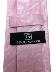 back of light pink tie