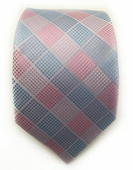 light blue and pink tie