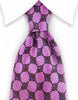 pink and brown tie