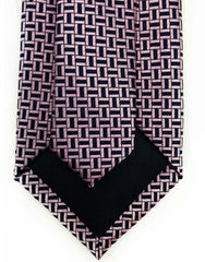 pink navy tie tip