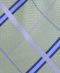 Pastel Green Plaid Necktie