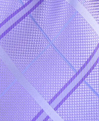Light Purple Plaid Tie