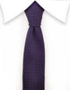 plum purple knit necktie