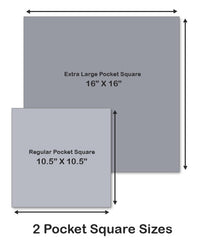 pocket square measurements
