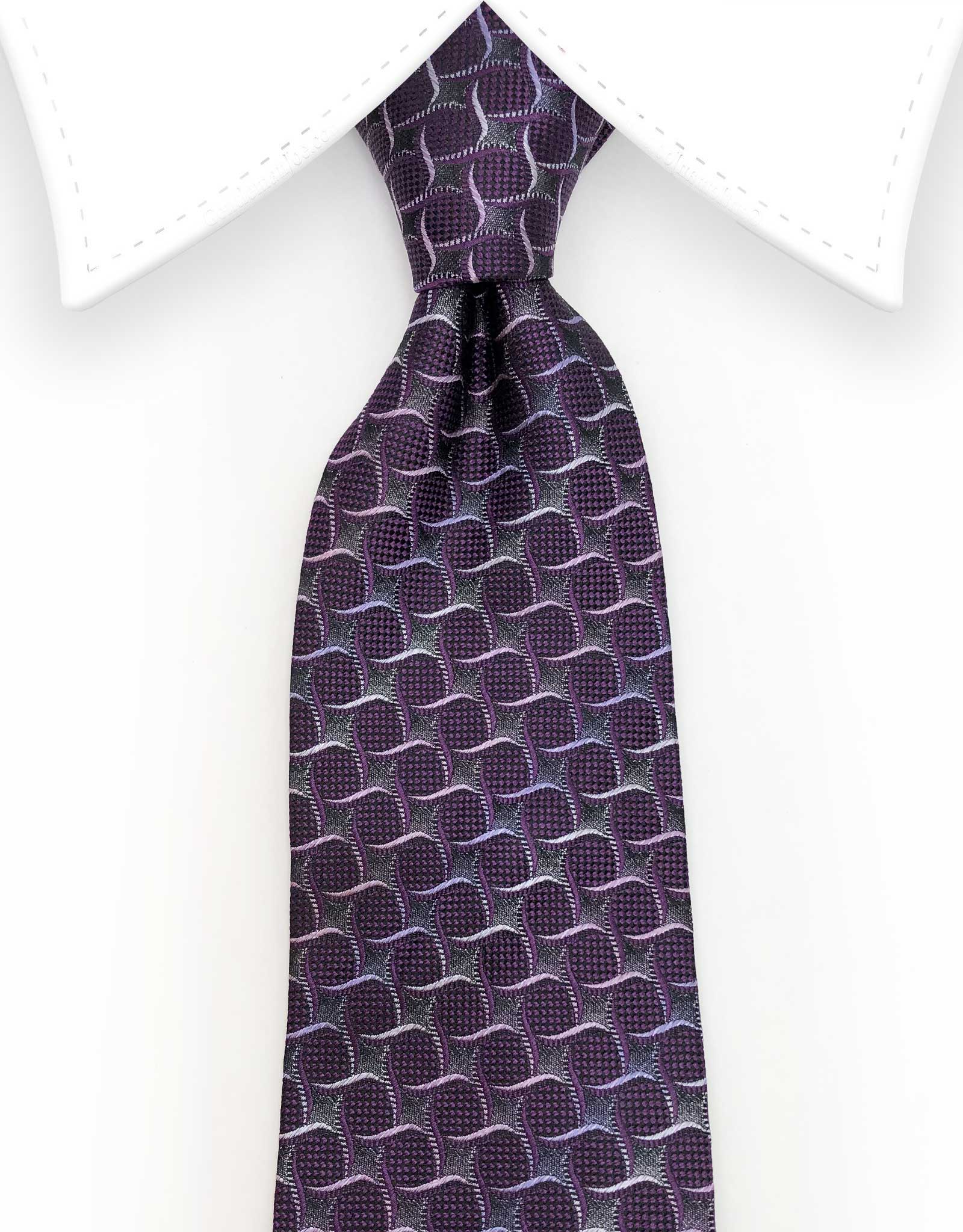 plum purple mens tie