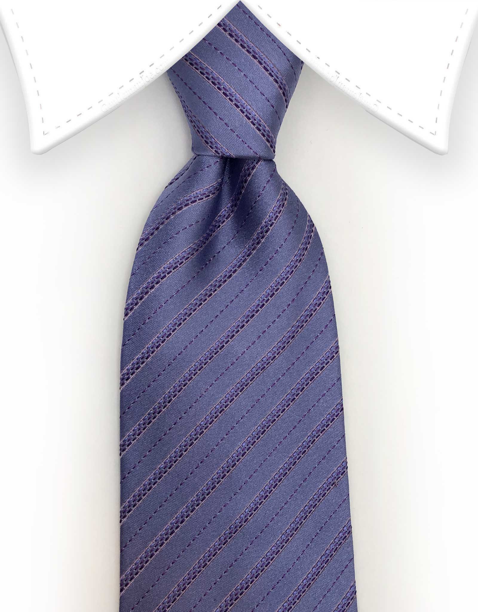 lilac striped tie