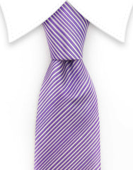 purple long tie