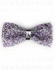 sparkly purple bow tie