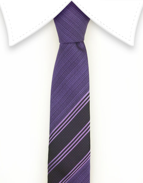 purple narrow tie