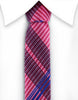 Red white and blue skinny necktie