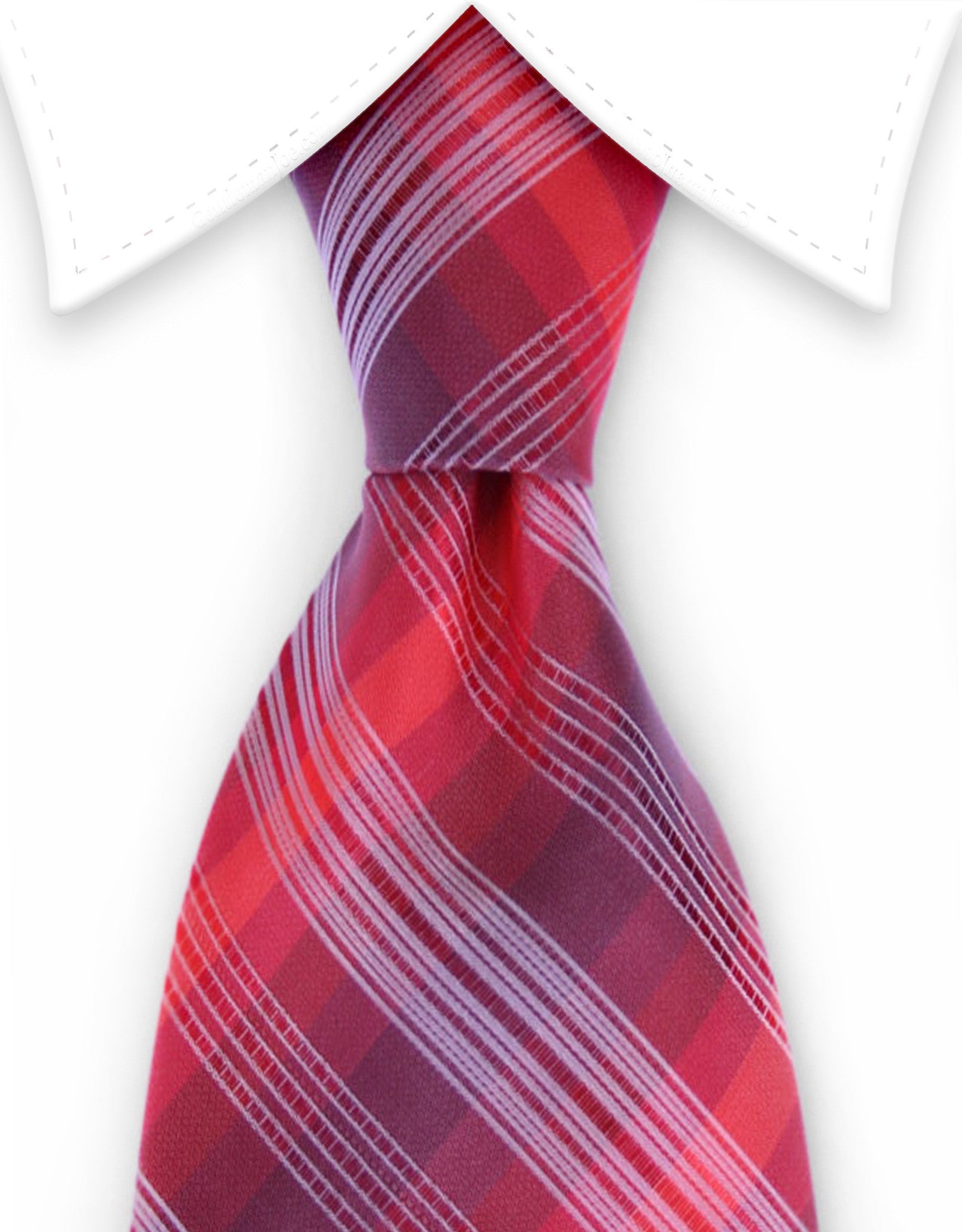 Red Plaid Tie