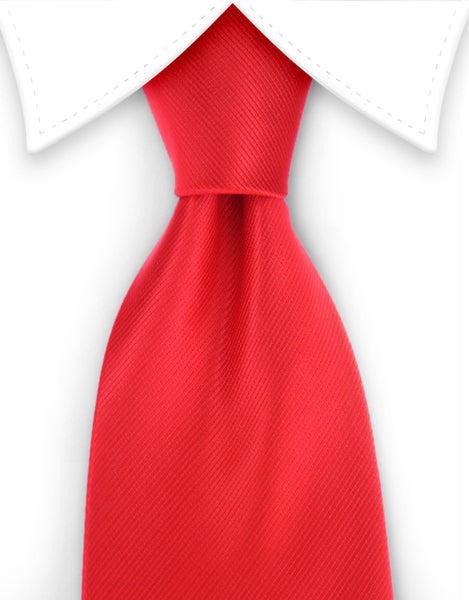 Buy Men Red Solid Formal Tie Online - 733089