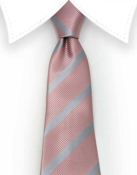 rose gold extra long tie