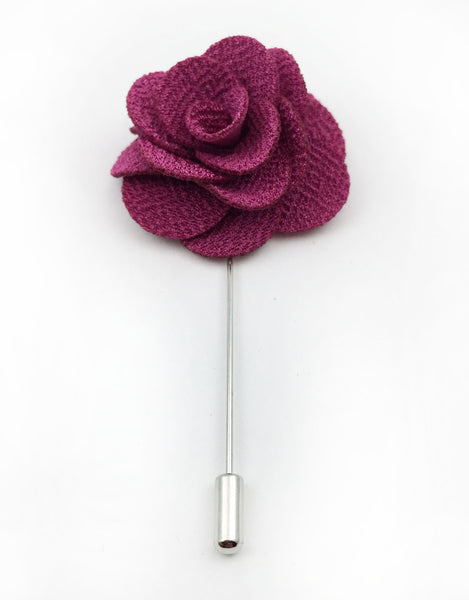 pink rose flower lapel pins