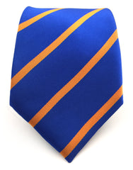 royal blue and orange tie
