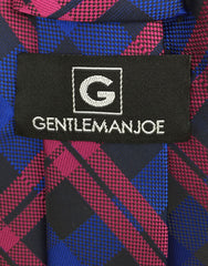 Gentleman Joe Blue, Navy & Pink Tie