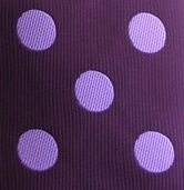 purple polka dot hanky