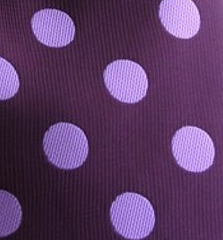 Grape Purple and Lilac Polka Dot Necktie