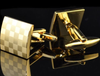 Gold cufflinks