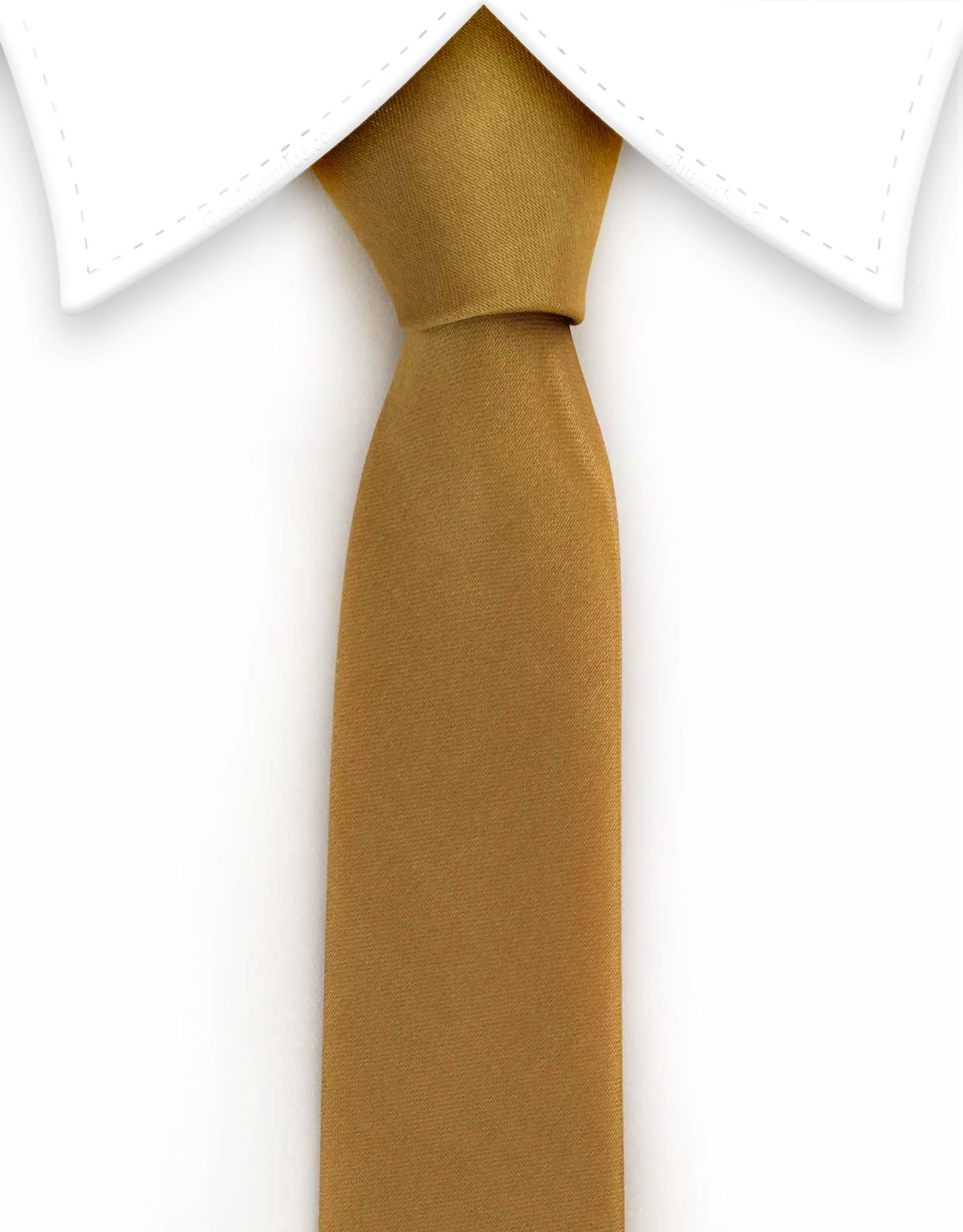 Gold Skinny Tie