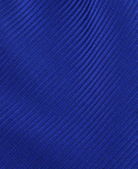 blue solid necktie close up