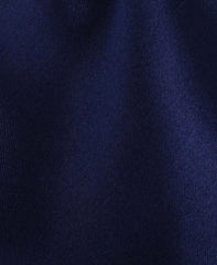 midnight navy blue solid tie close up