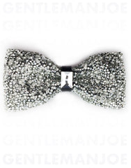 Sparkley Silver Bow Tie