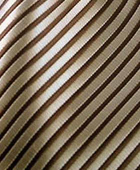 taupe and brown striped pocket hanky