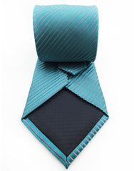 back view - teal tie