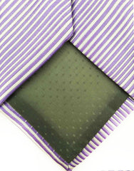 tip of lilac purple necktie