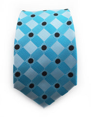 turquoise aqua skinny tie