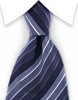 charcoal gray black silver tie