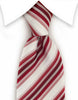 red & white striped tie