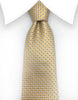 Elegant Yellow Gold Tie with Classy Pattern