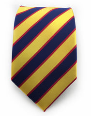 gold & navy tie